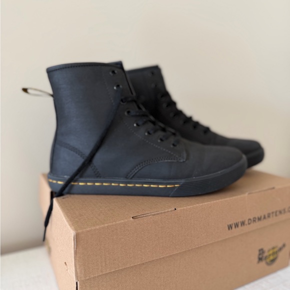 Dr. Martens Sheridan Black High-Top Sneakers - Picture 3 of 7